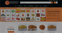 Desktop Screenshot of gujaratfood.com